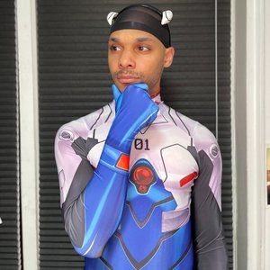 Evangelion Shinji Cosplay 3D Printed Plugsuit - XS